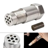 2PCS Sensor Spacer Adapter Check Engine Light CEL mini catalyst O2 Sensor Spacer Adapter M18X1.5 2