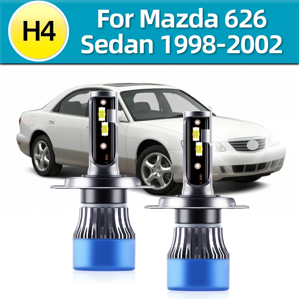 

LSlight H4 LED Car Headlight Bulbs Hi/Lo Beam Headlamp Auto CSP Lamps 12V 15000Lm For Mazda 626 Sedan 1998 1999 2000 2001 2002