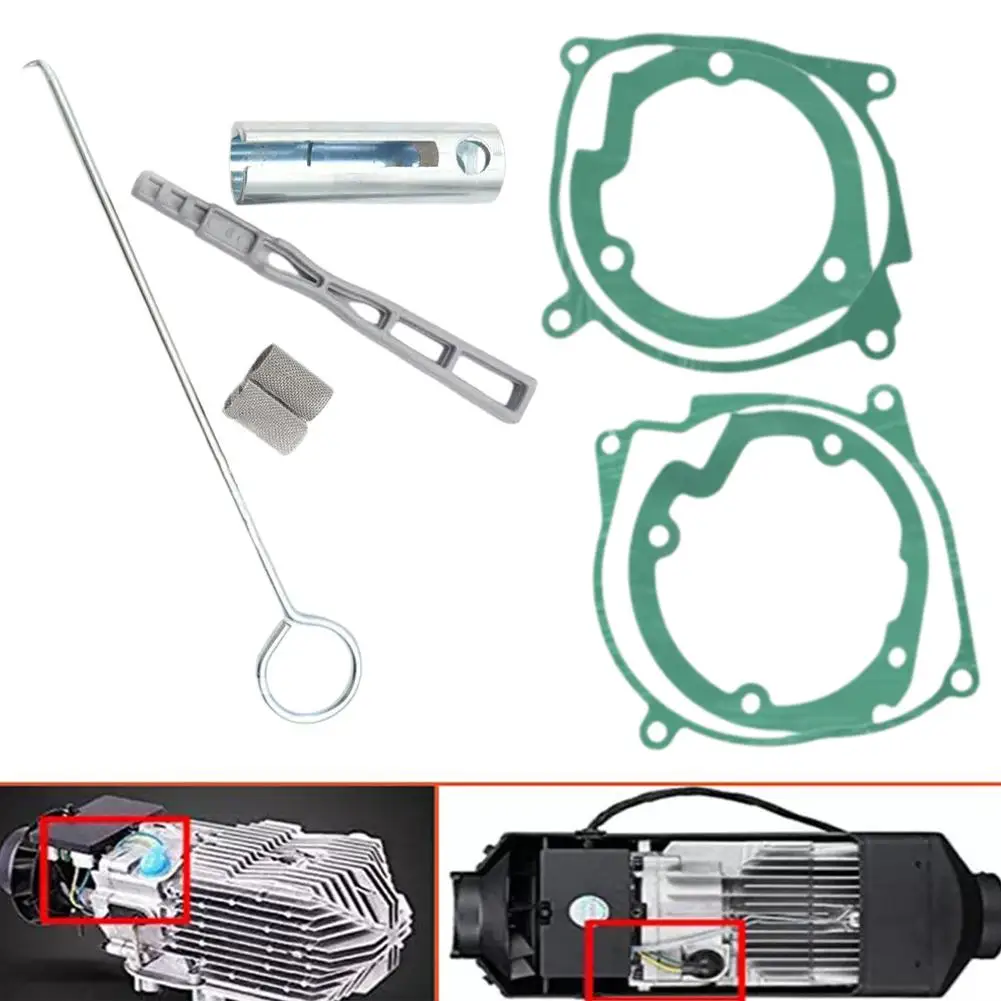 12V Glow Plug Repair Kit 2-8KW Air Diesel Parking Heater Glow Ignition Plug Repair Parts Car Parking Heating Kit Car Accessories glow plug glow plug repair kit