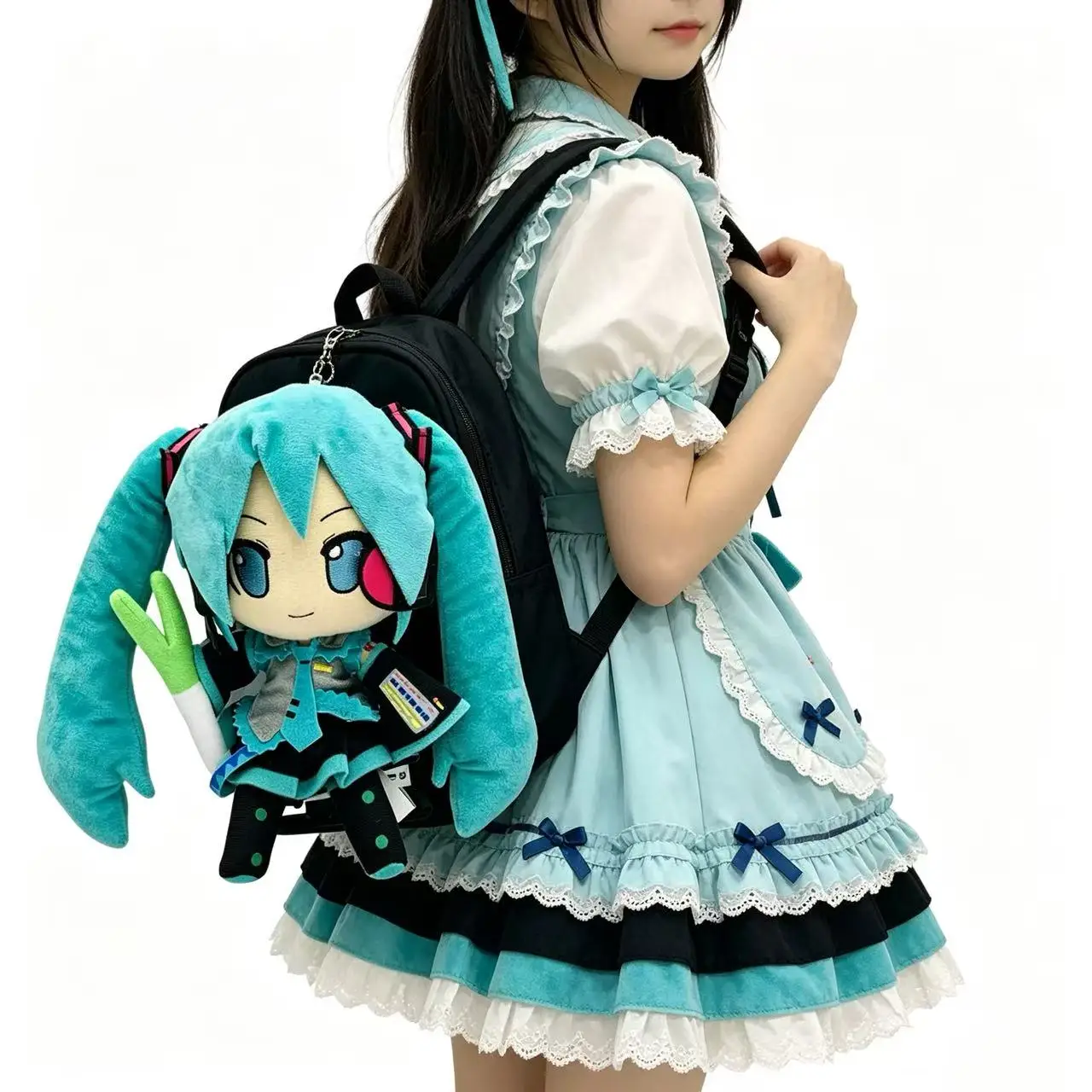 2026 Heiß begehrte, entzückende Hatsune Miku Plüschfigur: Flauschige Anime-Stoffpuppe mit Miiku-Plüschpuppe – Weiche, niedliche Weihnachtsgeschenke für Kinder