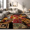 Rock Singer A-AC D-DC Band Room Mats Retro Multiple Choice Living Room Kitchen Rug Non-Slip Welcome Rug 4