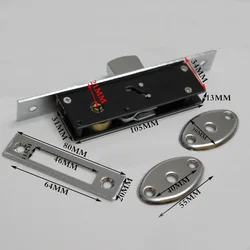Aluminum Alloy Anti - Theft Sliding Door and Window Lock with Cross Keys (Square type1)