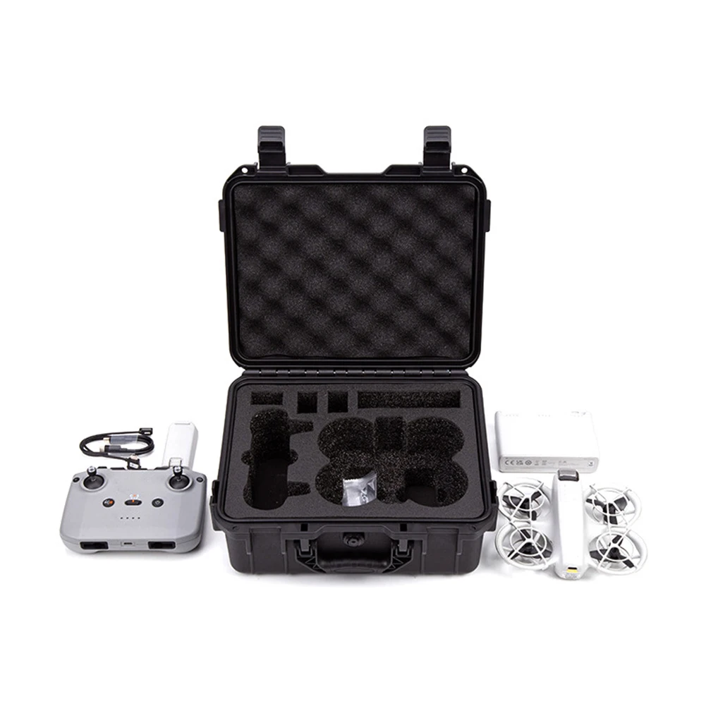 DJI Neo 및 MAVIC 3 Classic RC 컨트롤러용 구조화된 하드쉘 보관함 (충전기 및 케이블을 위한 분리된 구역 포함)