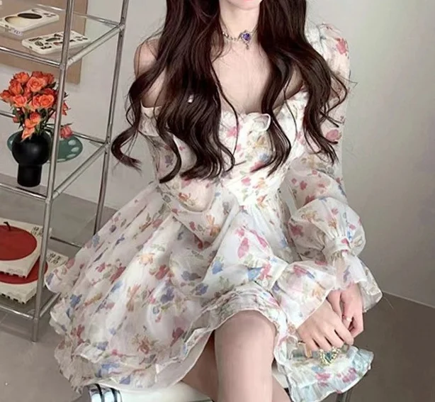 2026 New Elegant and Sweet Princess Dress, Summer Short Dress C7101