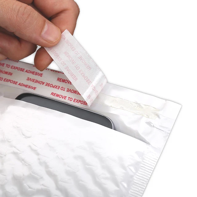 50Db Különböző Specifikációk Fehér Hab Boríték Táska Levelek Párnázott Buborék Levelezőzsák Rezgési - Image 6