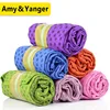 Microfiber anti slip yoga towel, fast dry and nice sweat absorb 1