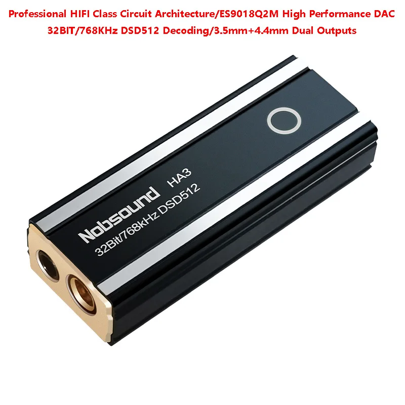 

Портативный усилитель для наушников с Hi-Fi декодированием ES9018K2M DAC поддержка DSD512 32 бит 768 кГц декодер для наушников без потерь двойные выходы