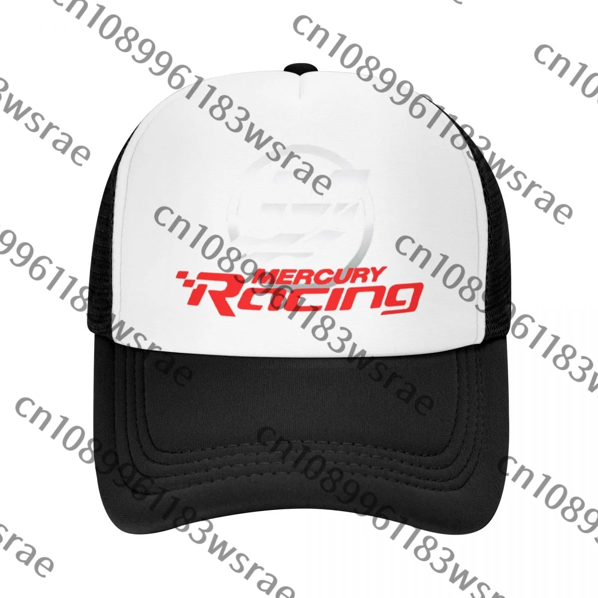 

Бейсболки с логотипом редкой Меркури для гонок, 2 стороны, B W, производительность A, кепки-тракер
