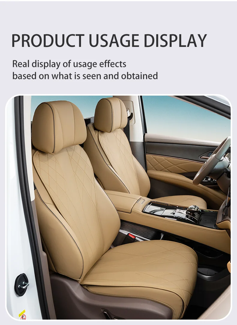 For BYD DENZA D9 2025 2024 Nappa leather seat cover seat cushion Breathable comf