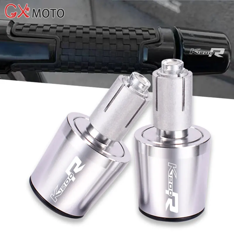 Per Bmw K1200R K 1200R All Years 2021 Moto Cnc Manubrio Manopole Manubrio Cap End Handle Plugs Cap Accessori
