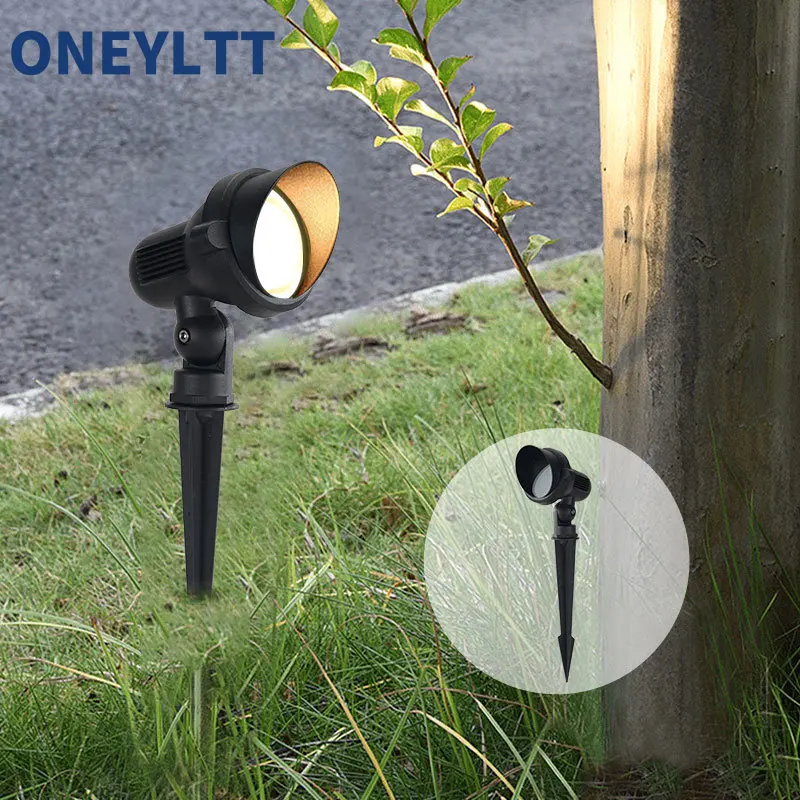 IP65 Outdoor Garden GU10 MR16 220V 110V LED Lawn Spike Light Pond Path Landscape Spot Light Bulbs lawn lamp garden lighting