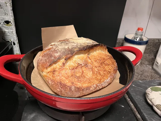  Enameled Cast Iron Bread Pan with Lid 11” Green Bread