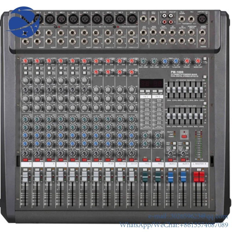 

yyhc PM 1000-2 Professional 10 channel audio mixer