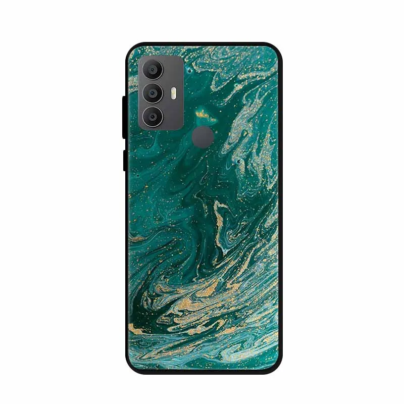 Elegant Marble Silicone Shockproof Phone Case - Soft, Durable Protection
