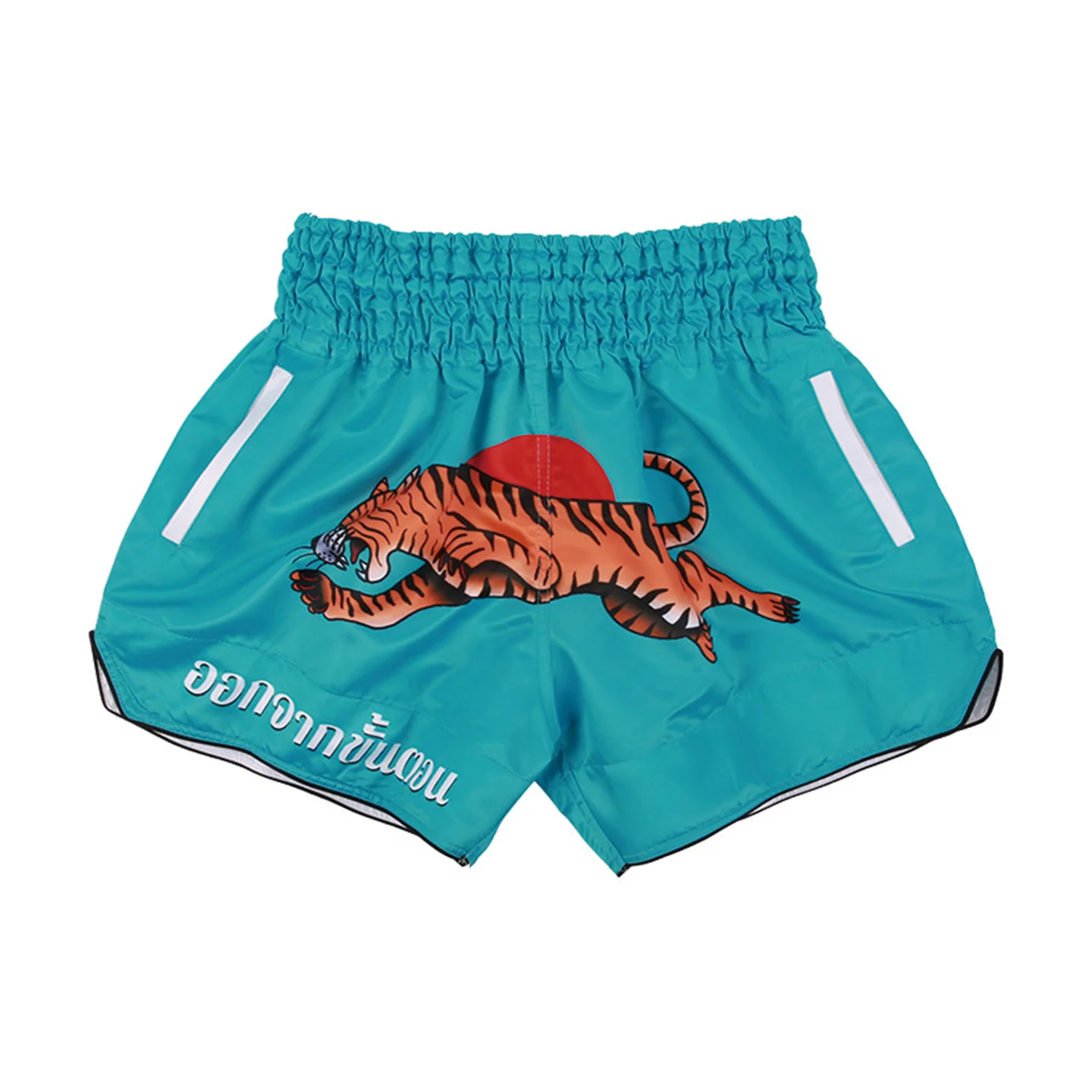 MMA Shorts Tiger Muay Thai Shorts Embroidery Boxing Trunks Adults Men Women Free Fighting Sanda Martial Arts Training Half Pants