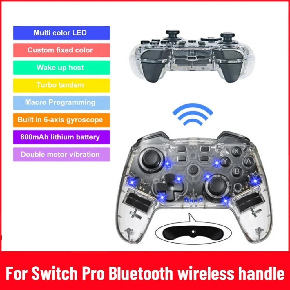 Controller Bluetooth Wireless T23 Max Per Controller Switch Pro Controller Gamepad Pro Per Console Switch Con Maniglia A 6 Assi