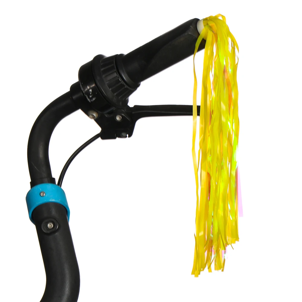 Vibrant Handlebar Tassel Streamers for Bikes and Scooters - Fun Cycling Accessories for Kids