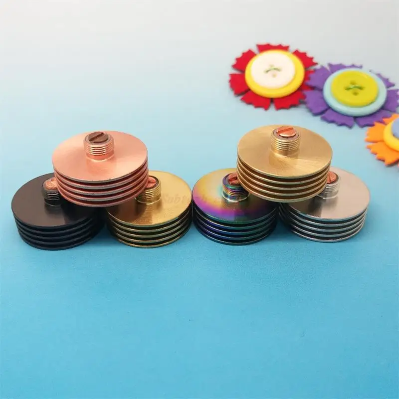 

5pcs 510 Atomizer Adapter Heat Sink Adaptor 22/24/25/26/27mm Diameter 510 Thread Bottom Attached Fit 510 RDA Rebuildable Tank