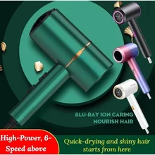 

New 2000W Portable Hair Dryer with 6-speed Adjustable Professional Quick-drying Strong Cold and Hot Air Energy-saving Hair Dryer