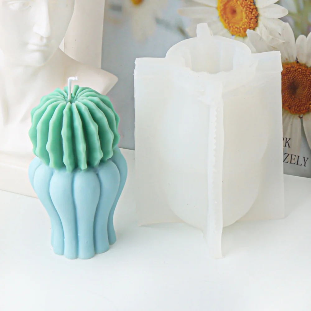Versatile Silicone Flower Vase Candle Mold Flexible & Durable for DIY Soy Candles Resin Crafts Perfect for Valentine's Day Gifts