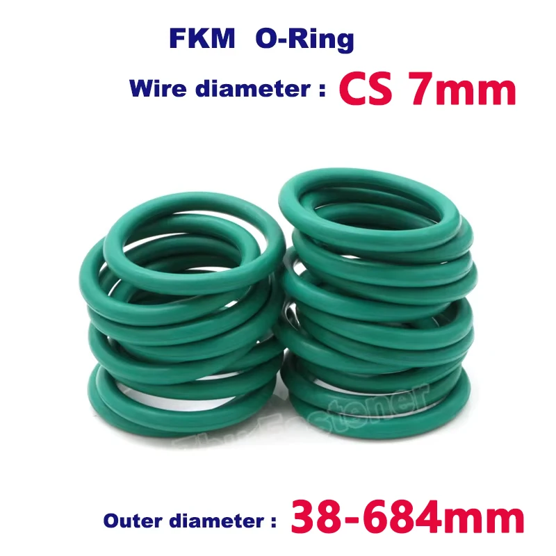 Fluorine Rubber O-Rings 10mm OD 4mm ID 3mm Width FKM Seal Gasket, Brown - View #5