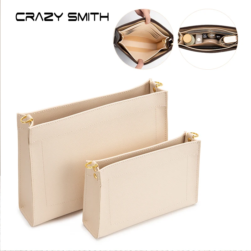 CRAZYSMITH Bag Organizer Purse Insert For LV Toiletry Pouch 19 26