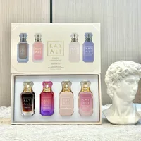 KAYALI Coffret de 4 mini-parfums 10ml Vanille Oud Floral Fruité Oriental Longue Durée Unisexe Eau de Parfum Coffret Cadeau Voyage Luxe 6