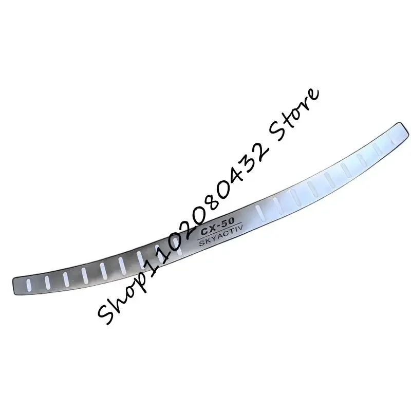 마쓰다 CX-50 CX50 CX 50 2023 용 트렁크 트림 리어 범퍼 보호대, 스테인레스 스틸 문짝 씰 스커프 플레이트, 자동차 액세서리