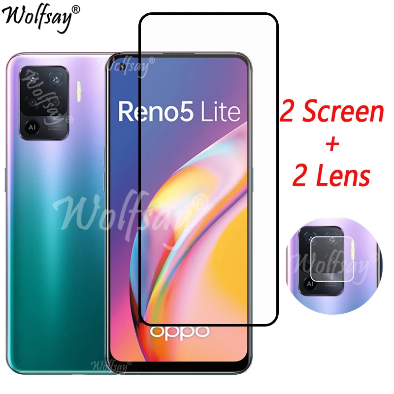 Volle Abdeckung Gehärtetem Glas Für Oppo Reno 5 Lite Screen Protector Für Oppo Reno 5 Lite Kamera Glas Für Oppo Reno 5 Lite glas 6,43