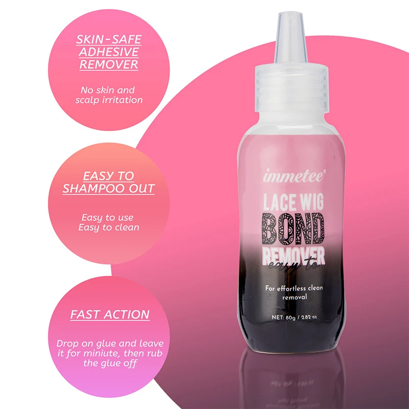 Wig glue, bonding wigs, no traces of non-injury hair, fast styling, easy to clean