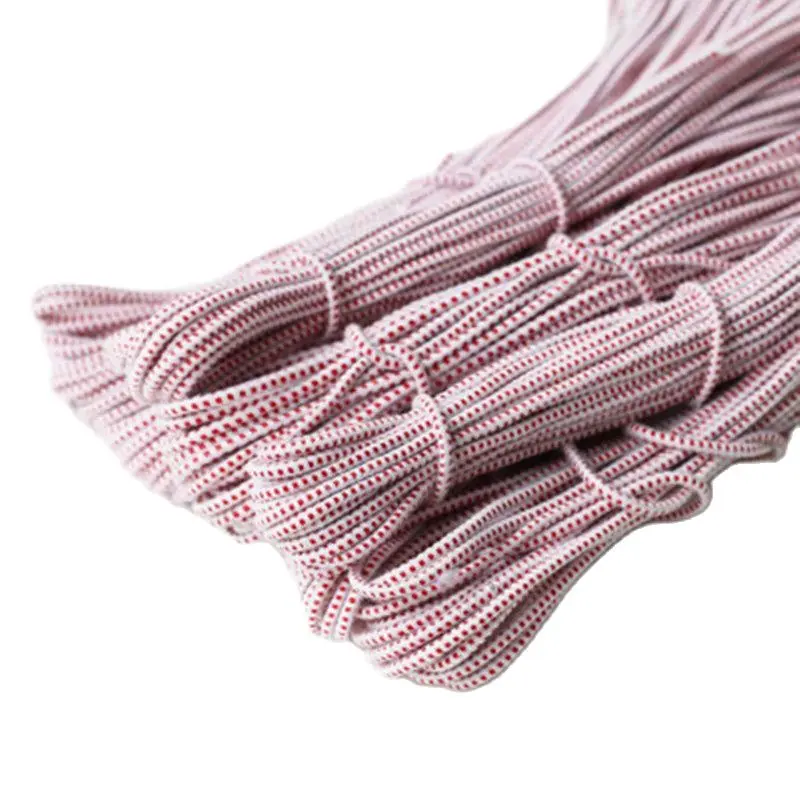 Outdoor Tent Ropes 12m Tent Pole DIY Rubber Band Tent Accessories Elastic Rubber Band Strap Bungee Rope