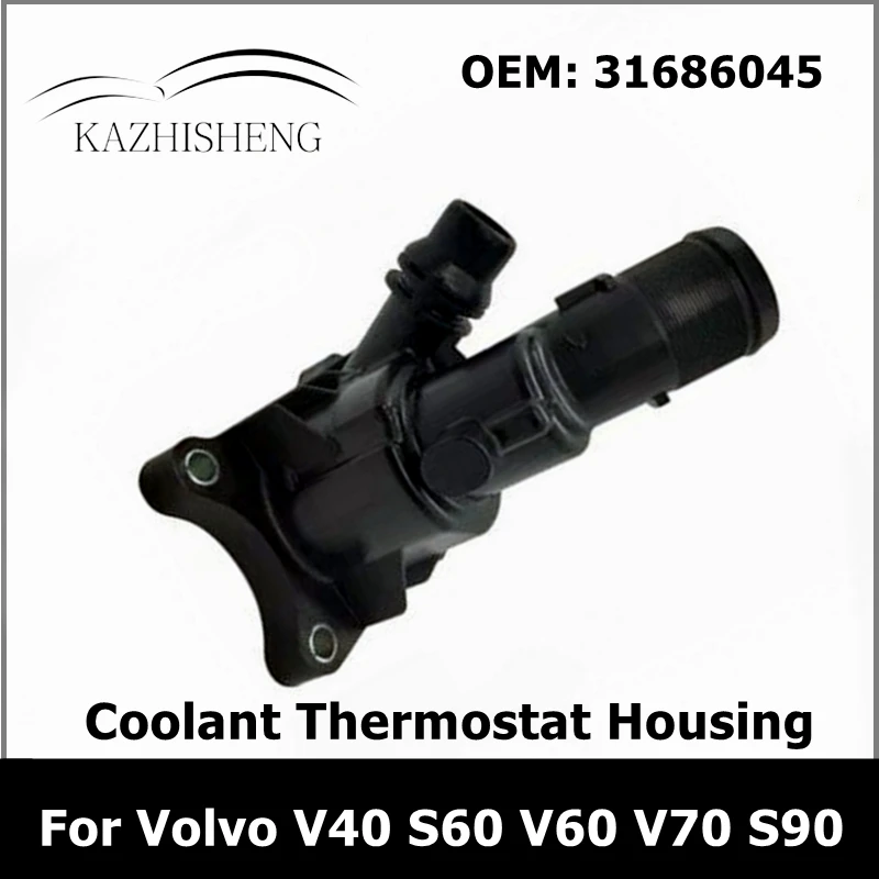 

31686045 Coolant Thermostat Housing for 2016 VOLVO V40 S60 V60 V70 S90 31686046 31474857