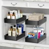 2 Tier Under Sink Organizer Kitchen Organizer Cabinet Storage Rack Multipurpose Rack Under Sink Storage for Bathroom Kitchen 3