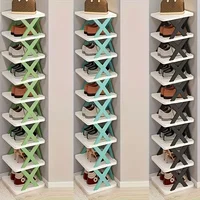 Étagère à chaussures verticale à 6/9 niveaux, porte-chaussures. Gain de place pour les entrées, facile à assembler, rangement pour l'organisation de la maison 5