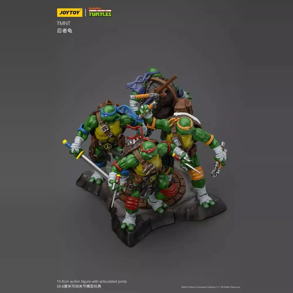 Joy Toy 1/18 Scale Ninja Turtles Anime Figure Tmnt Leo Raphael