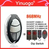 100% Clone DICKERT S10 S5 868 HS868-21 868MHz Garage Door Remote Control For DICKERT S10-868A4L00 S10-868A1L00 S5-868A2L00 1