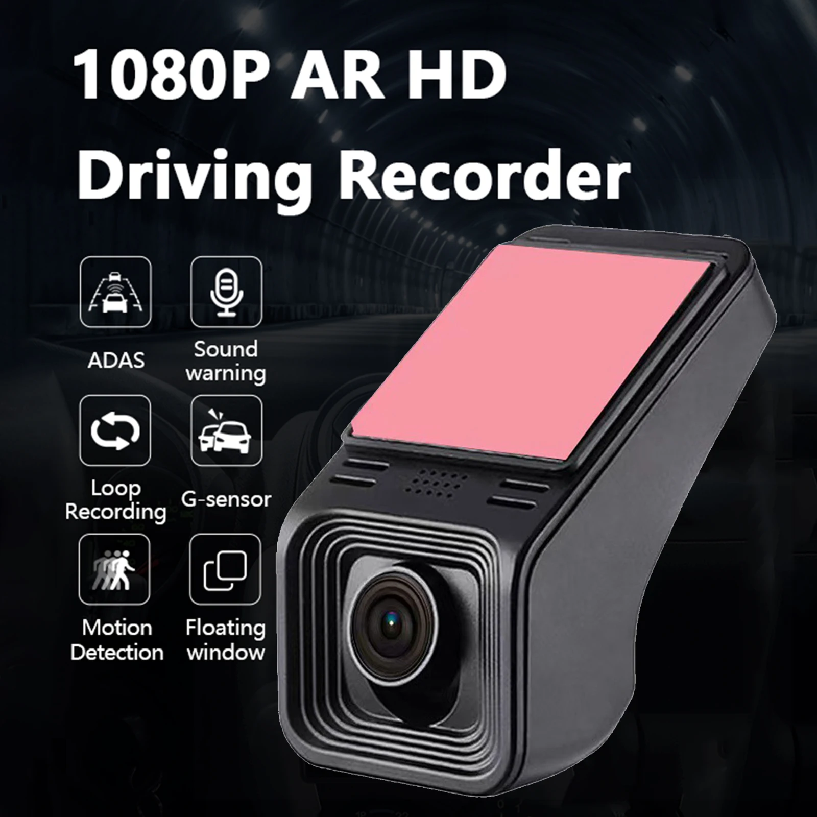

Timelytrust Dash Cam 1080P Full HD Car Camera USB DVR Driving Recorder ADAS Large Screen Navigation Special Recorder Dashcam Set