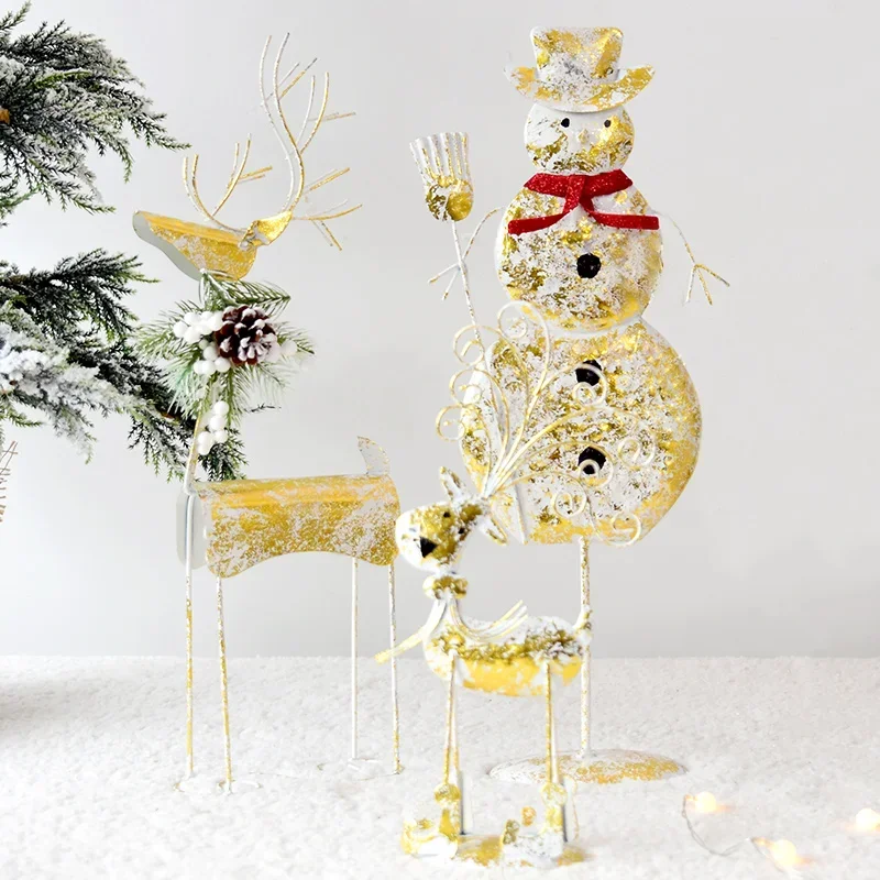 wrought-iron-christmas-elk-doll-desktop-decoration-ornaments-sleigh-cart-deer-cart-scene-layout