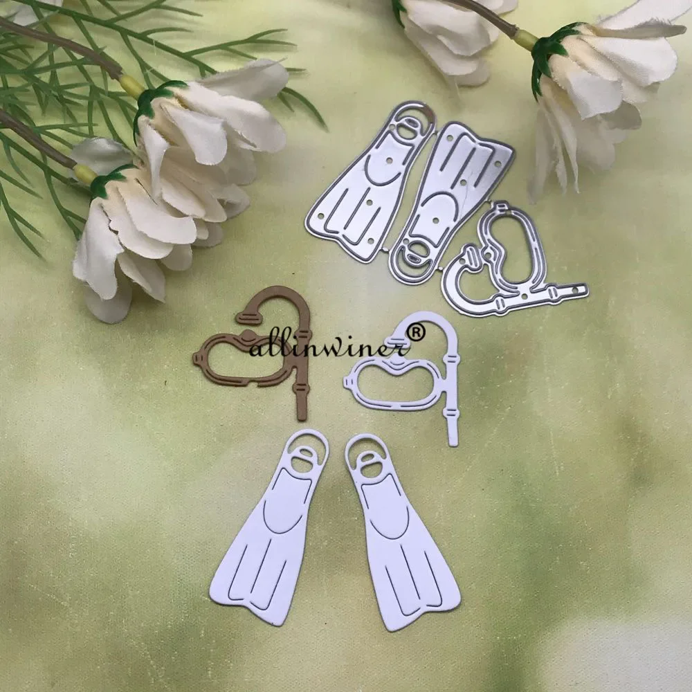 

Diving equipment Metal Cutting Dies Stencils Die Cut for DIY Scrapbooking Album Paper Card Embossing