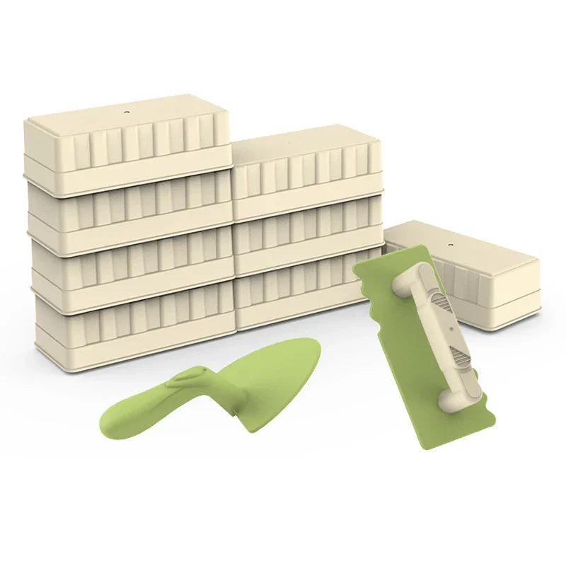 Beach Toys Set Shovel Sandbox Castle Building Sand Brick Walls Molds Tools Beach Accessories for Kids Outdoor Summer Snow Toys 3