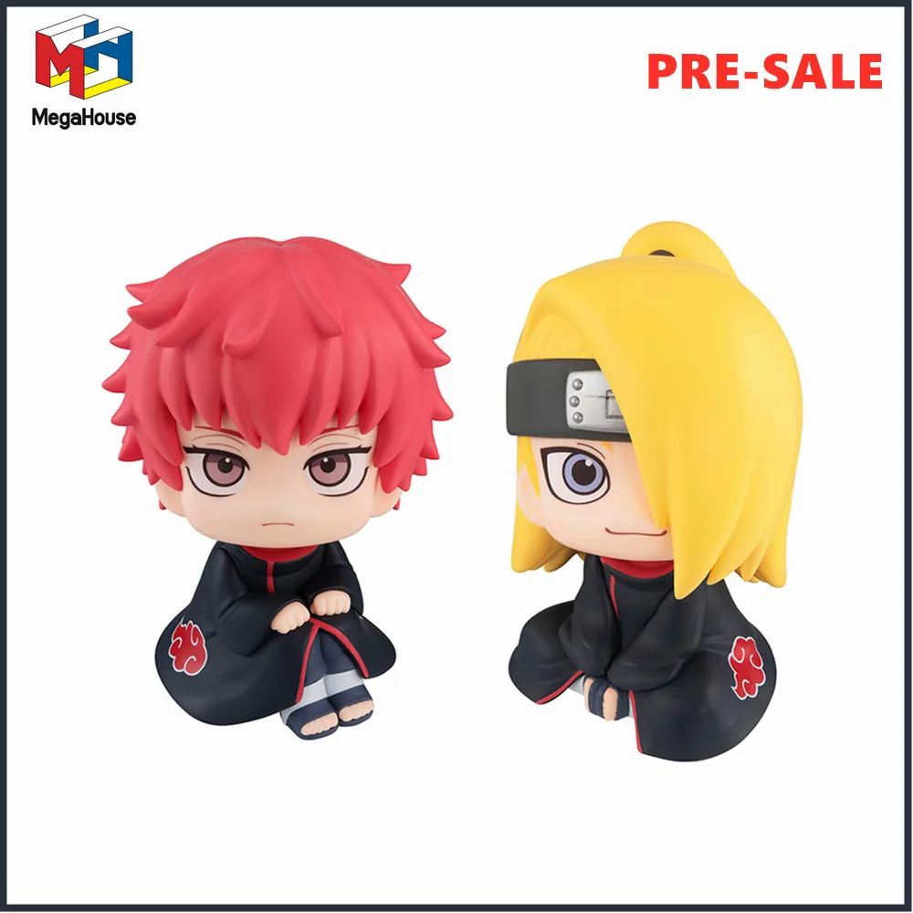 

Original Anime Naruto LOOK UP Sasori LOOK UP Deidara Shippuden Megahouse PVC Action Figure Collector Toy for Children With Bonus