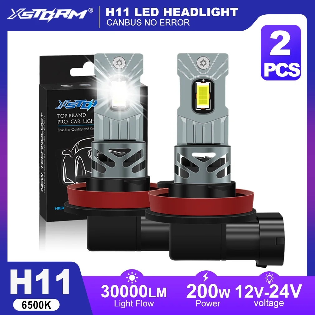 Yüksek Güç 150w H11 Led Far Lambaları Canbus Led Far Emc Sürücüsü Soğutma Isıtma