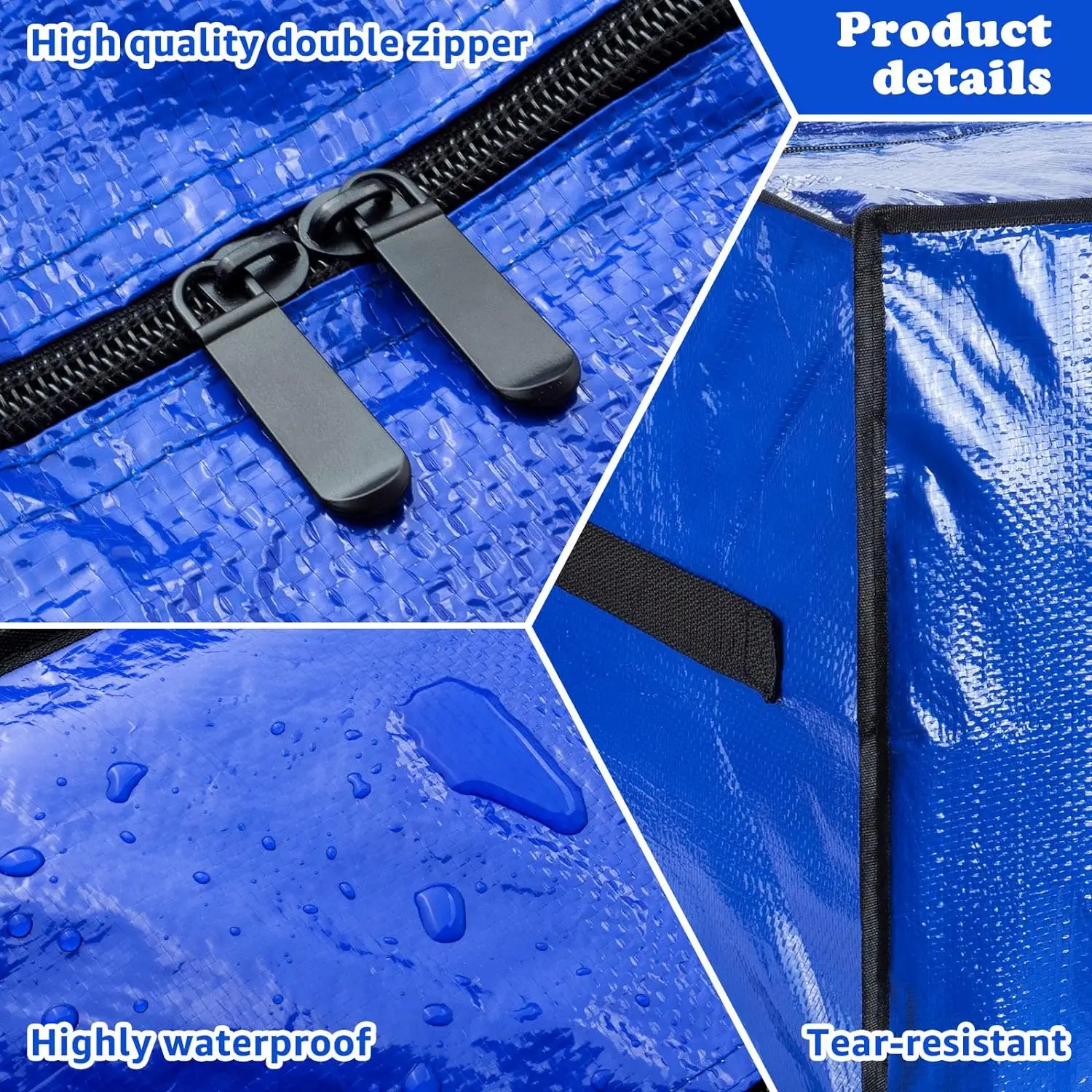 Portable Big Capacity Storage Bag Waterproof Dustproof Moistureproof Quilt Clothes Closet Under-Bed Packing Storage Organizer 2