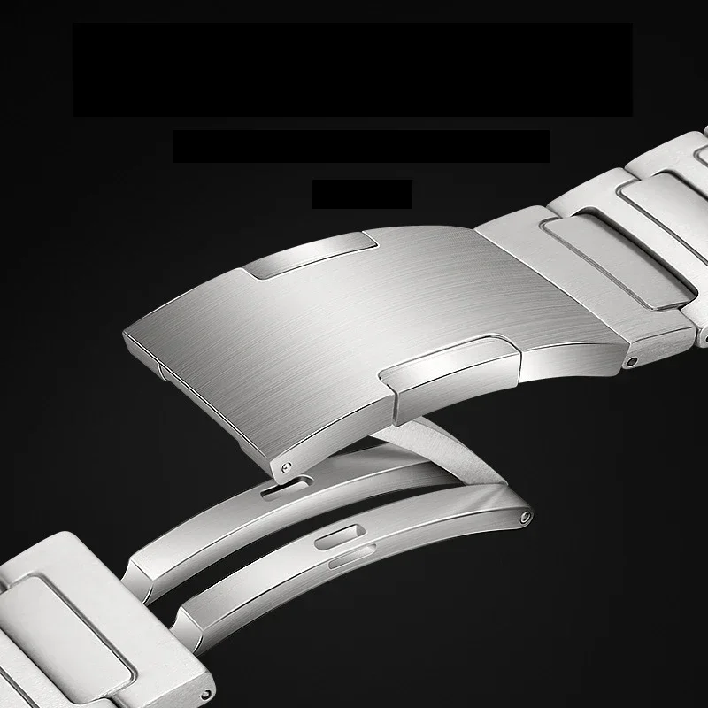 Luxury Titanium Strap - Men's Style Metal Bracelet 22mm