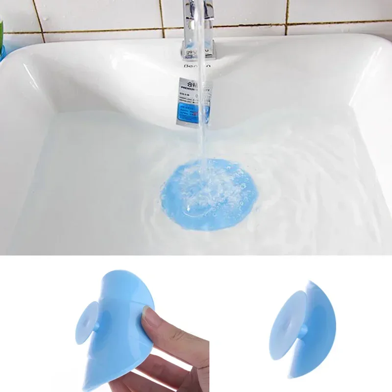 Drain Stopper Shower Drain Stopper Floor Drain Rubber Circle Silicone Plug for Shower Bathtub Bathroom Leakage-proof PVC Sink Basin