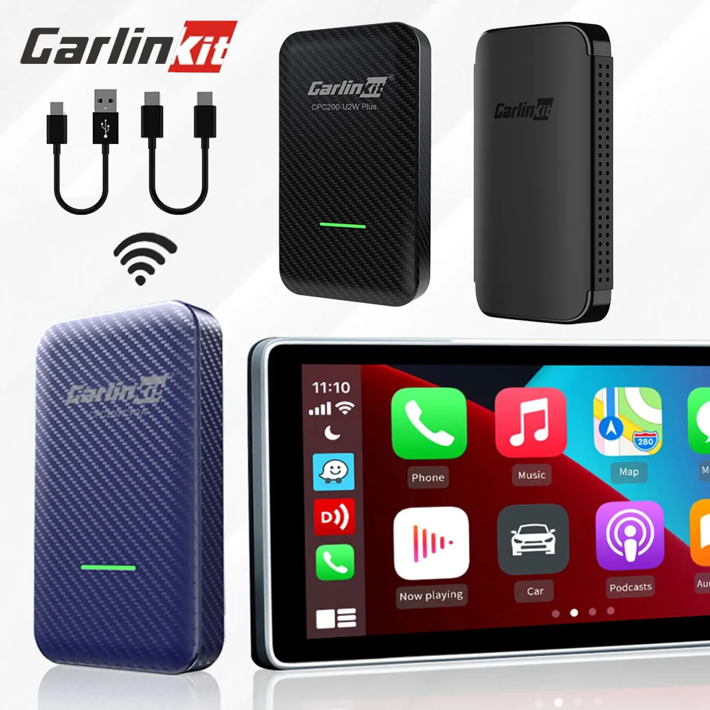 CARLINKIT 4.0 for Wired to Wireless CarPlay Adapter Auto Dongle Car  Multimedia Player Activator Accessories Wholesale