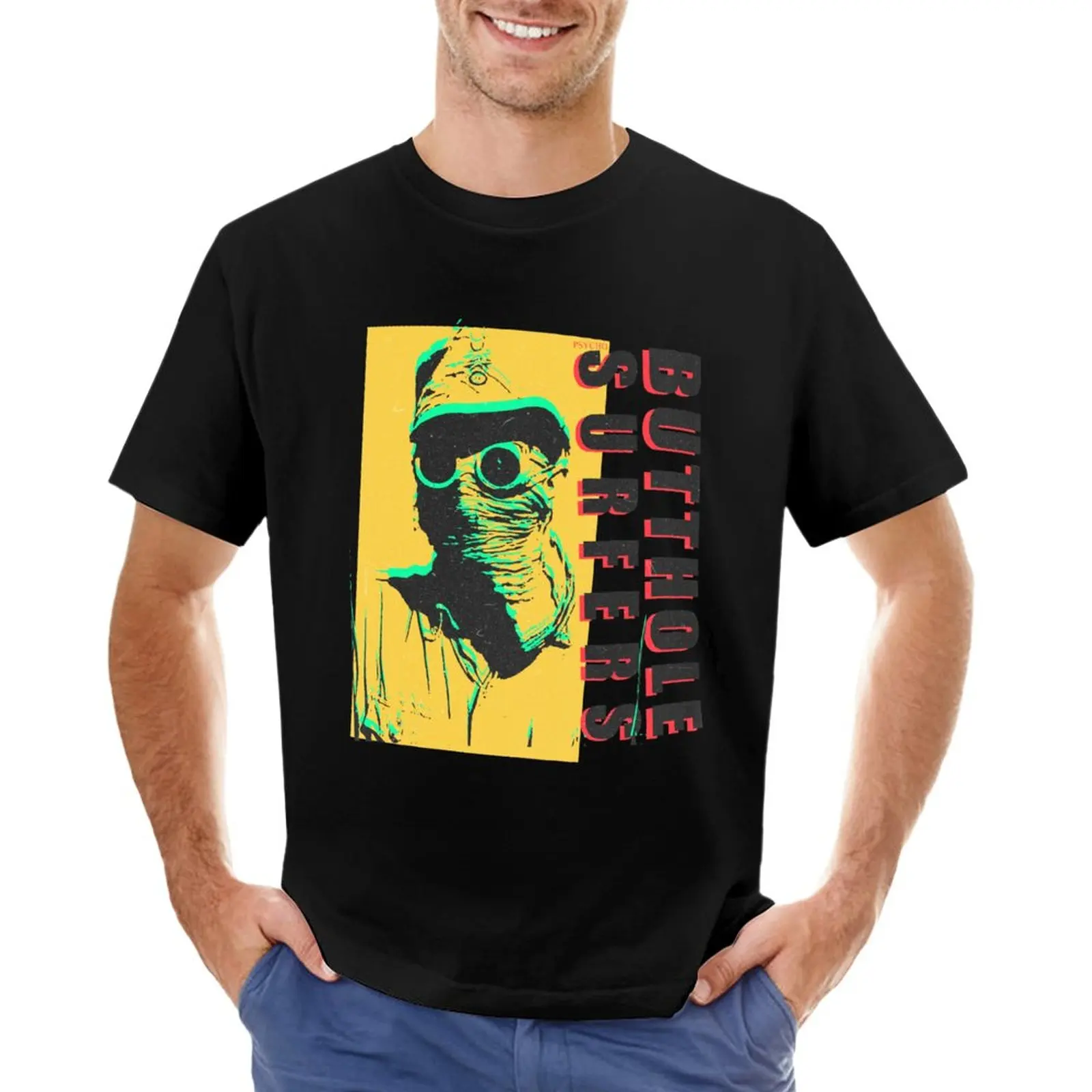 

Butthole surfers fan art T-Shirt hippie clothes Blouse kawaii clothes mens champion t shirts