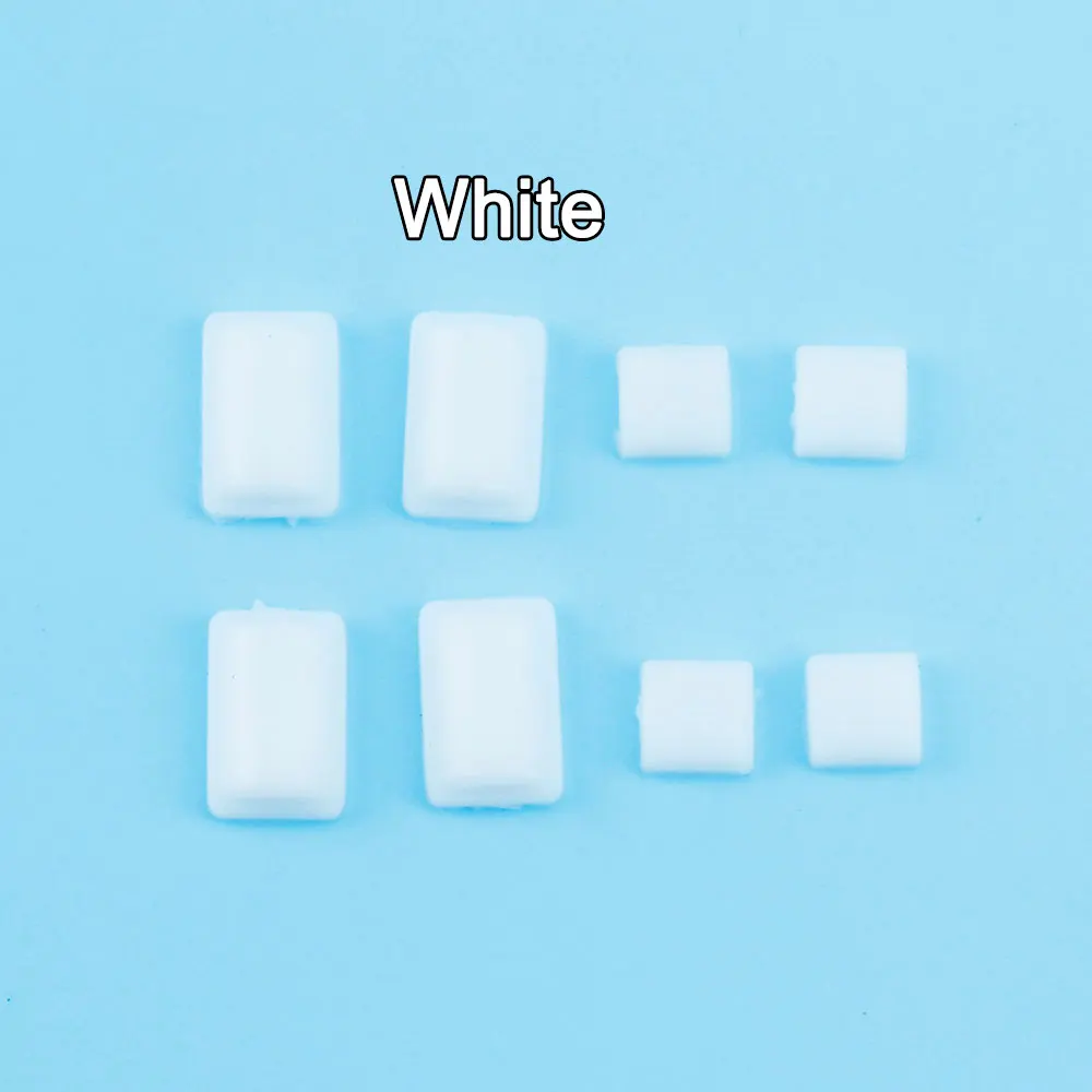 1 Satz 8 in 1 Staubs chutz Fuß polster Set Kit Ersatz für Wii Spiele konsole Anti-Rutsch-Schraube Gummi boden Füße Pad Set – Detail 4