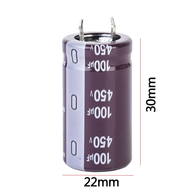 450V100UF Volume 22x30mm Aluminum Electrolytic Capacitor 450v 100uf 100MFD 100mf 220mf 450wv 450vdc 220uf 330uf 470uf 560uf 50pcs high frequency low resistance into electrolytic capacitor 16v 100uf 10v 220uf volume 5 7 mm