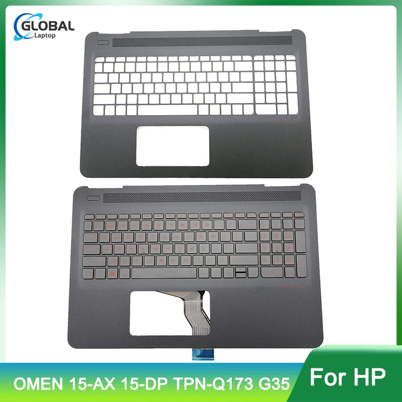 

New Laptop Keyboard For HP OMEN 15-AX 15-DP 15-BC TPN-Q173 G35 Palmrest Case Upper Cover Backlit Touchpad 905118-001 859735-001